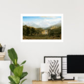 Rocky Mountains, Lander's Peak van Albert Bierstad Poster (Thuiskantoor)