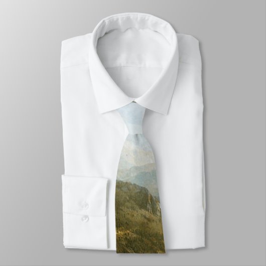 Rocky Mountains, Lander's Peak van Albert Bierstad Stropdas (Gebonden)