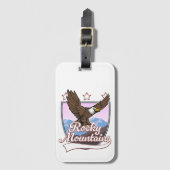 Rocky Mountains logo Bagagelabel (Voorkant (verticaal))
