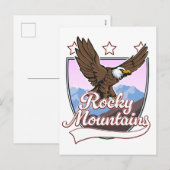 Rocky Mountains logo Feestdagenkaart (Voorkant / Achterkant)