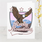 Rocky Mountains logo Kaart (Gele Bloem)