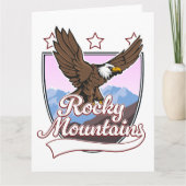 Rocky Mountains logo Kaart (Voorkant)
