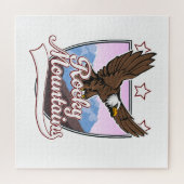 Rocky Mountains logo Legpuzzel (Horizontaal)