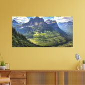 Rocky Mountains | Nationaal park Glacier Canvas Afdruk (Insitu (Woonkamer))