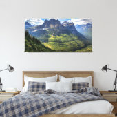 Rocky Mountains | Nationaal park Glacier Canvas Afdruk (Insitu (Slaapkamer))