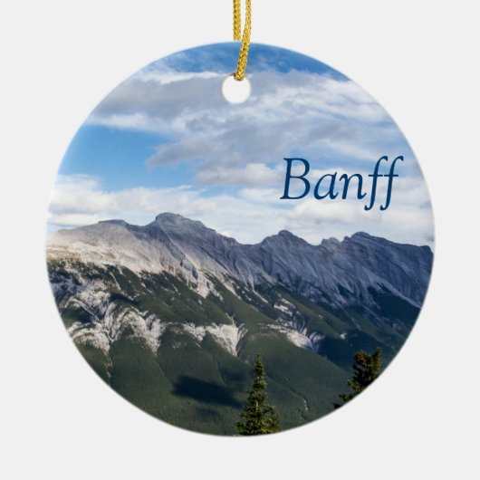 Rocky Mountains ornament - Banff (Voorkant)