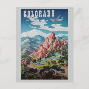  Rocky Mountains reizen Briefkaart