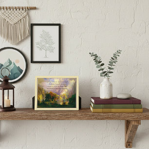 Rocky mountains sereniteitsgebed plaquette fotoplaat