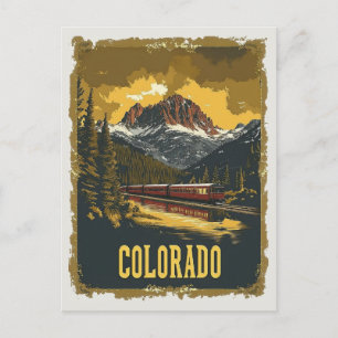  Rocky Mountains trein Briefkaart