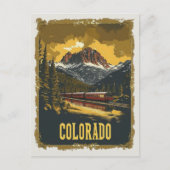  Rocky Mountains trein Briefkaart (Voorkant)