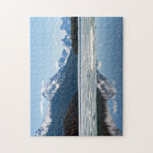 Rocky Mountains weerspiegeld in Maligne Lake Legpuzzel (Verticaal)