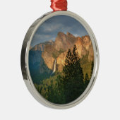 Rocky Mountains | Yosemite, Californië Metalen Ornament (Rechts)