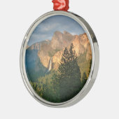 Rocky Mountains | Yosemite, Californië Metalen Ornament (Links)