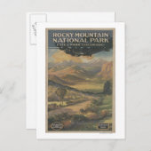 Rocky Mt. Nat'l Park Brochure # 1 Briefkaart (Voorkant / Achterkant)