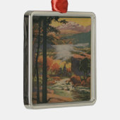 Rocky Mt. Nat'l Park Brochure # 2 Metalen Ornament (Rechts)