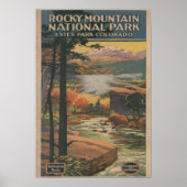 Rocky Mt. Nat'l Park Brochure # 2 Poster (Voorkant)