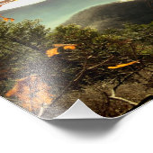 Rocky Mtn. Appalachian Trail, Georgia Foto Afdruk (Hoek)