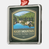 Rocky Mtn NP (PF1) Metalen Ornament (Links)
