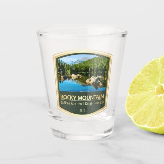 Rocky Mtn NP (PF1) Shot Glas (Voorkant)