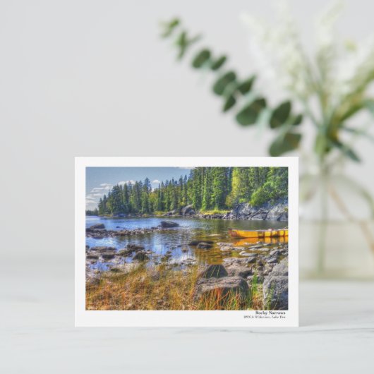 Rocky Narrows Briefkaart (Staand voorkant)