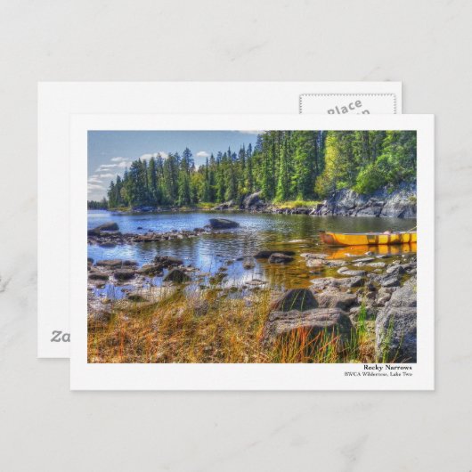 Rocky Narrows Briefkaart (Voorkant / Achterkant)