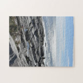 Rocky New England Coastline Maine Beach Foto Legpuzzel (Horizontaal)