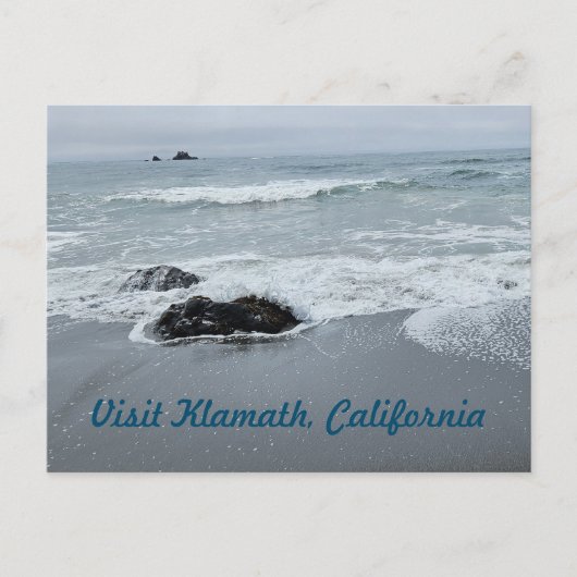 Rocky Northern California Coast Pacific Beach Briefkaart (Voorkant)