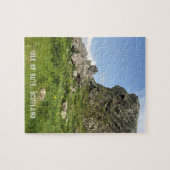 Rocky Outcrop, eiland Bute, Schotland Legpuzzel (Horizontaal)