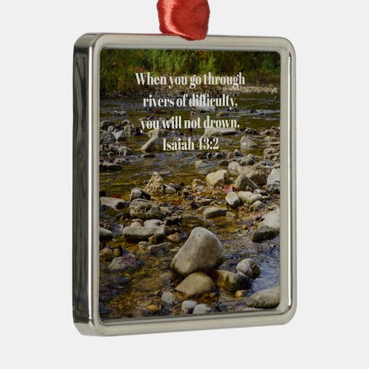 Rocky Path Metalen Ornament (Rechts)