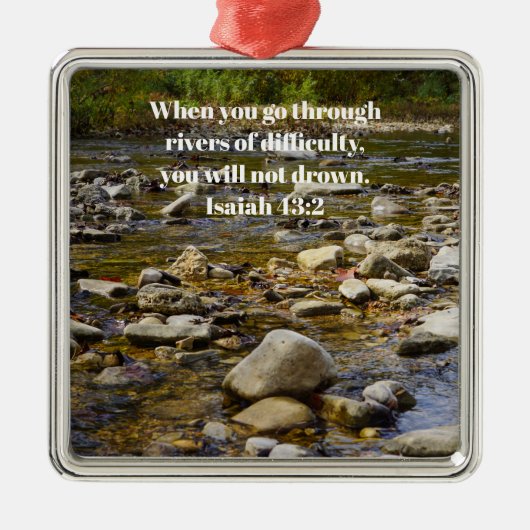 Rocky Path Metalen Ornament (Voorkant)