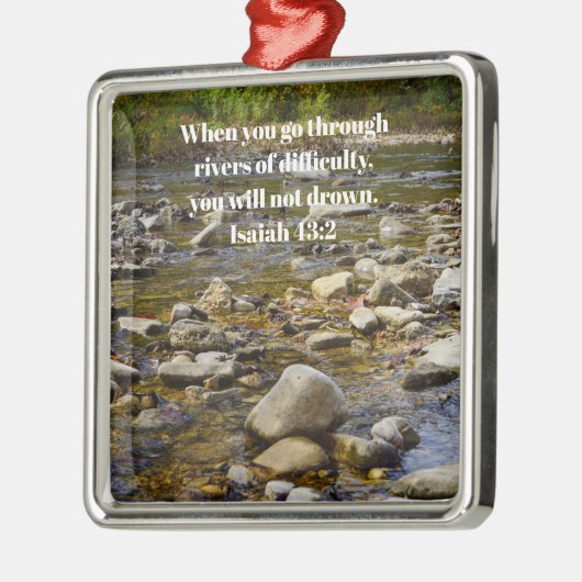 Rocky Path Metalen Ornament (Links)