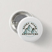 Rocky Peaks Adventure Collectible Pin Ronde Button 3,2 Cm (Voorkant /achterkant)