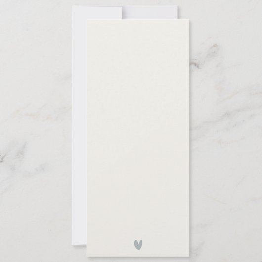 Rocky Pine Mountain Seascape Bruiloft Menu Kaart (Achterkant)