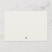 Rocky Pine Mountain Seascape Bruiloft QR Code RSVP Informatiekaartje (Achterkant)