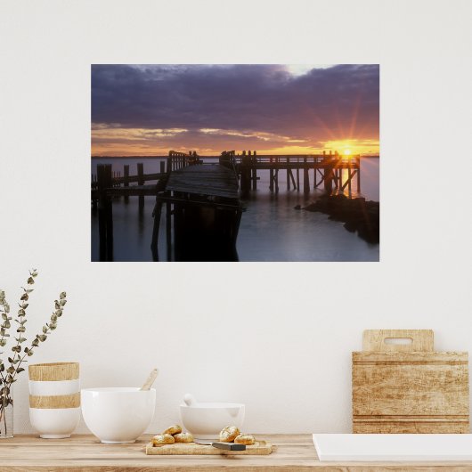 Rocky Point Docks Poster (Keuken)