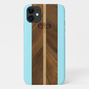 Rocky Point Hawaiian Faux Wood Surfboard Case-Mate iPhone Case