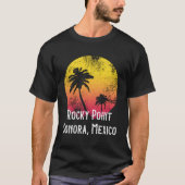Rocky Point Sonora Mexico Palm Tree T-shirt (Voorkant)