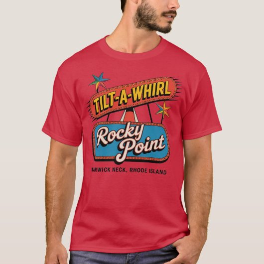 Rocky Point Tilt-A-Whirl- Warwick nek, RI T-shirt (Voorkant)