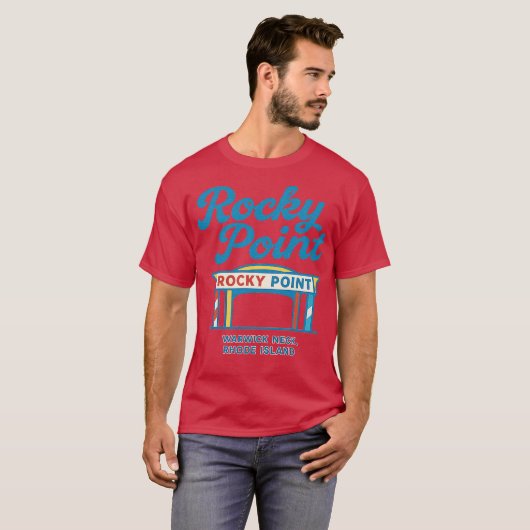 Rocky Point Warwick, Rhode Island T-shirt (Voorkant volledig)