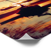 Rocky Point Zonsondergang Poster (Hoek)