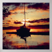 Rocky Point Zonsondergang Poster (Voorkant)