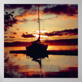 Rocky Point Zonsondergang Poster