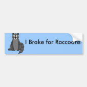 Rocky Raccoon Bumpersticker (Voorkant)