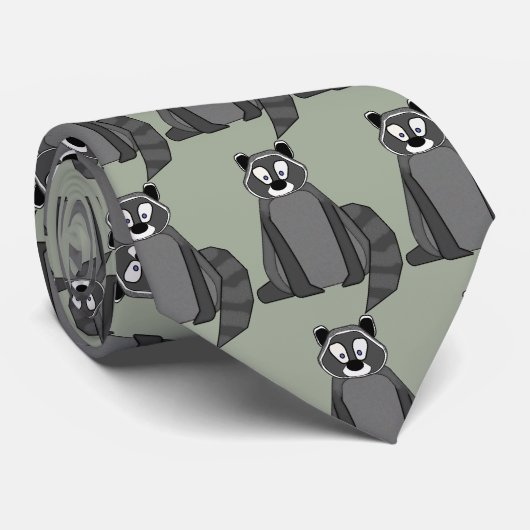 Rocky Raccoon Stropdas (Opgerold)