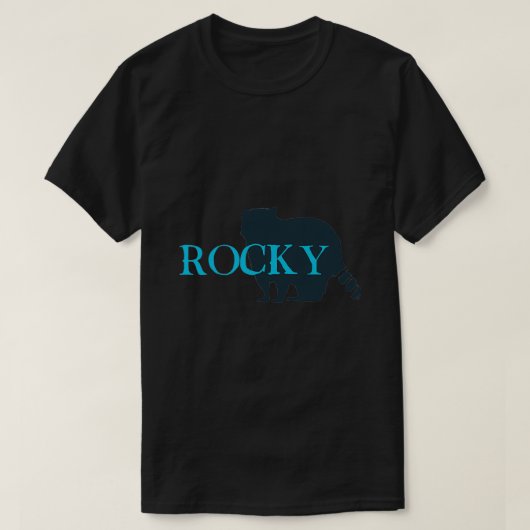 Rocky Raccoon T-shirt (Design voorkant)