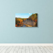 Rocky River, Cleveland, Ohio Canvas Afdruk (Insitu (Houten vloer))