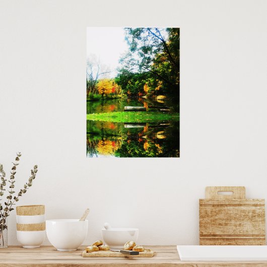 ROCKY RIVER CLEVELAND OHIO poster (Keuken)