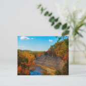 Rocky River in de herfst, Cleveland, Ohio Briefkaart (Staand voorkant)