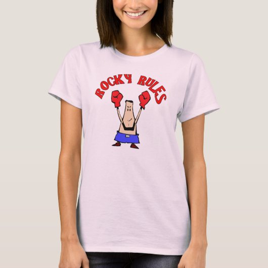 Rocky Rules T-shirt (Voorkant)