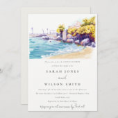 Rocky Seascape Couples Shower Kaart (Voorkant / Achterkant)